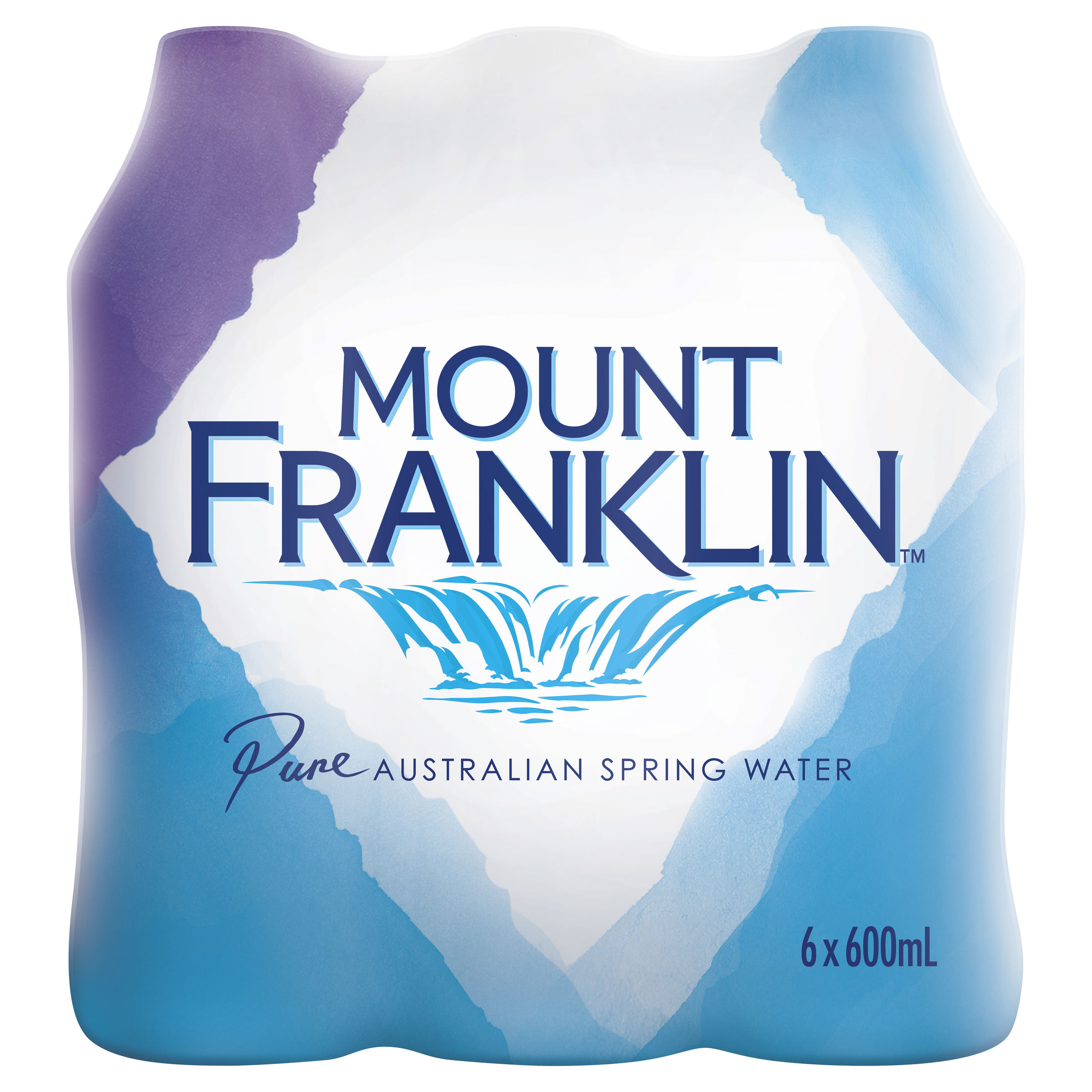 Mount Franklin Still Water 6 x 600mL pack
