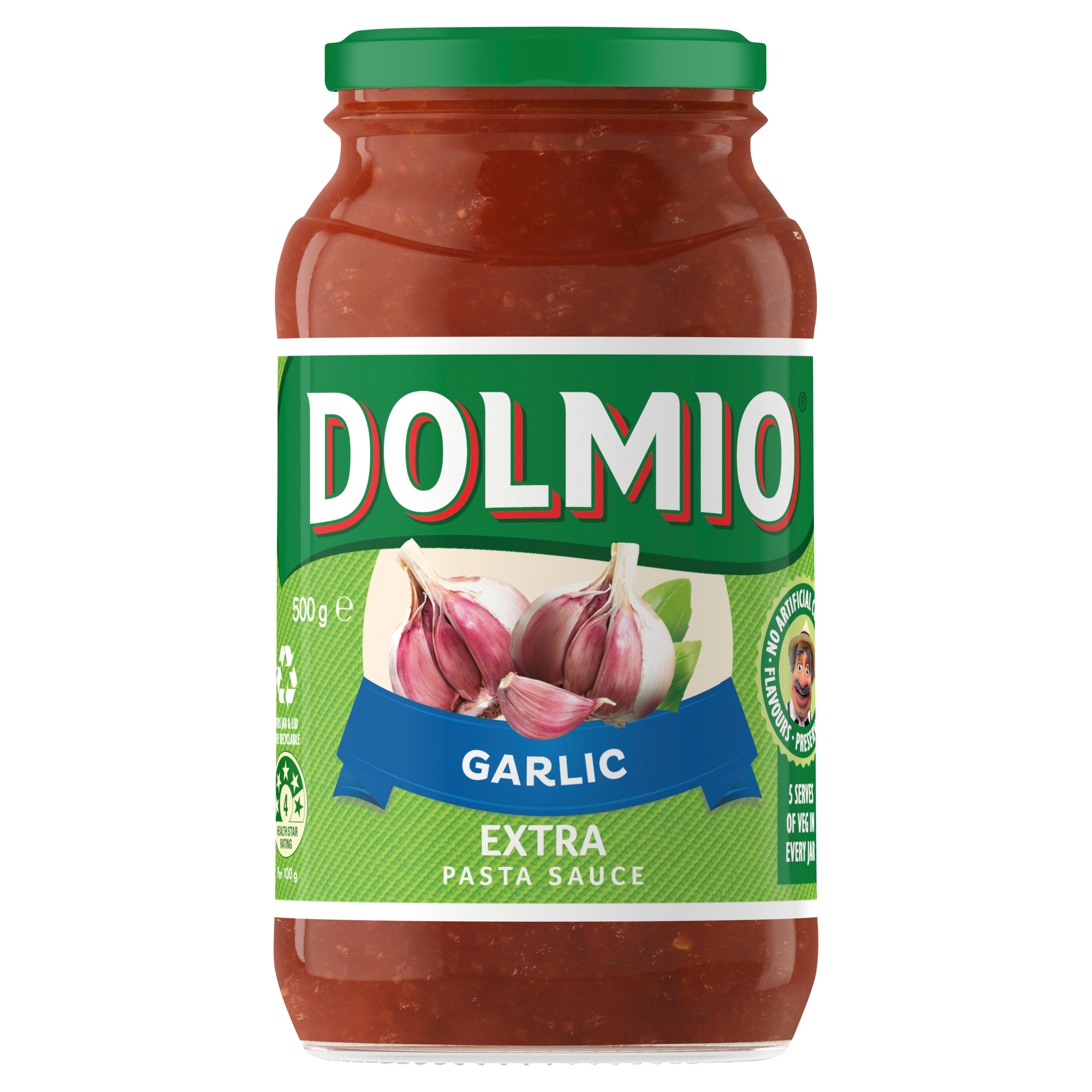 Dolmio Extra Garlic Pasta Sauce 500g pack
