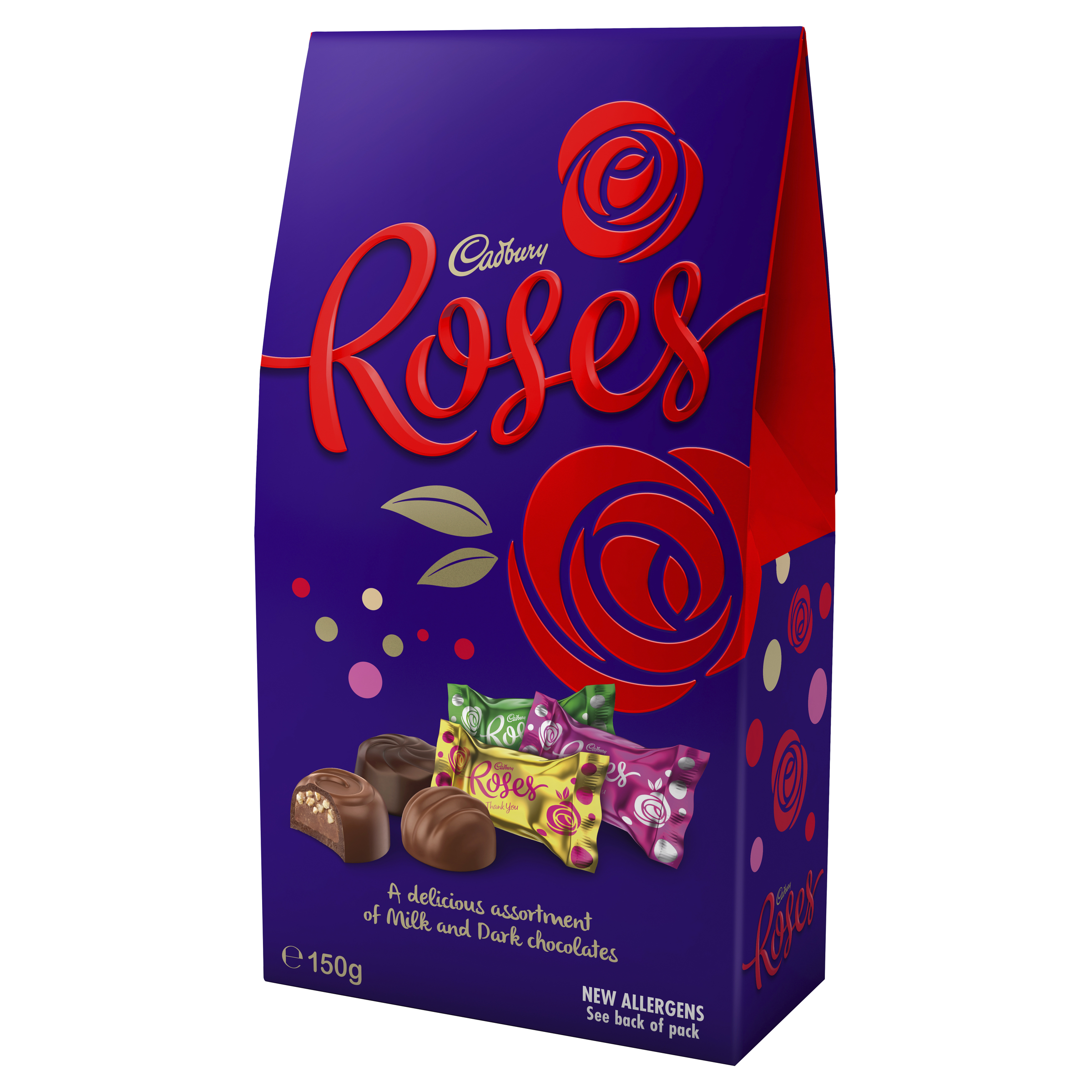 Cadbury Roses Chocolate Gift Bag 150g pack