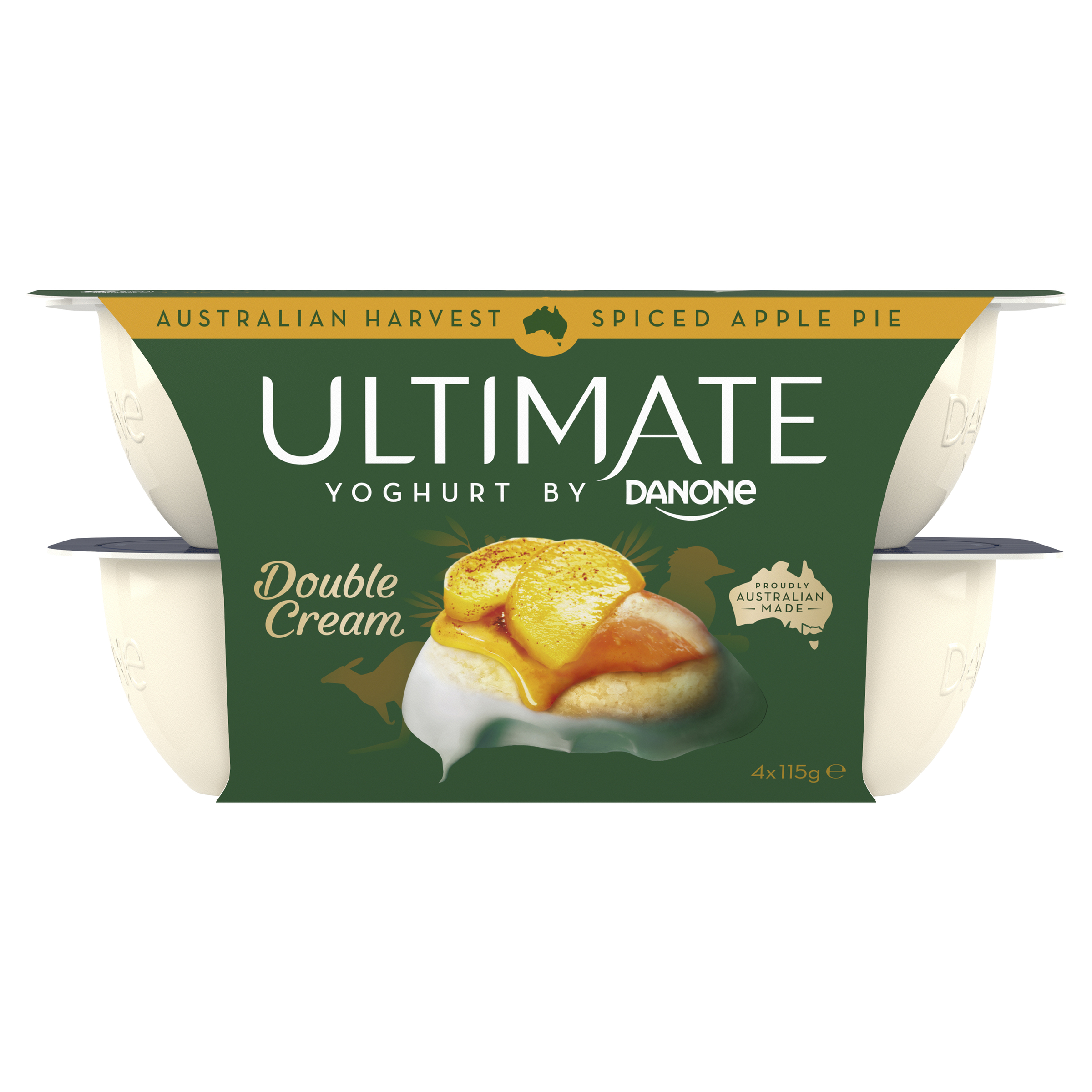 Ultimate by Danone Apple Pie Yoghurt 4x115g pack