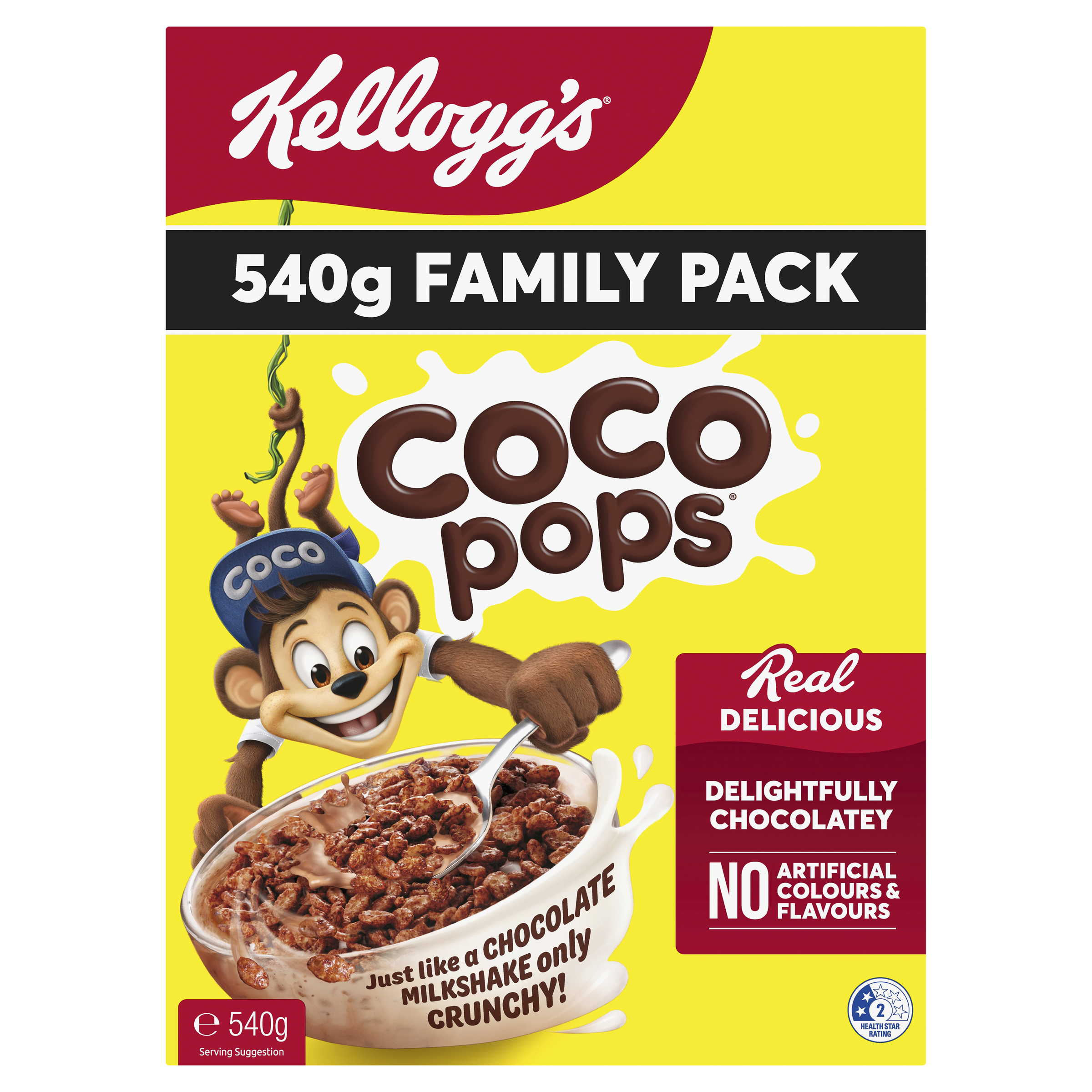 Kellogg's Coco Pops Family Pack 540g pack