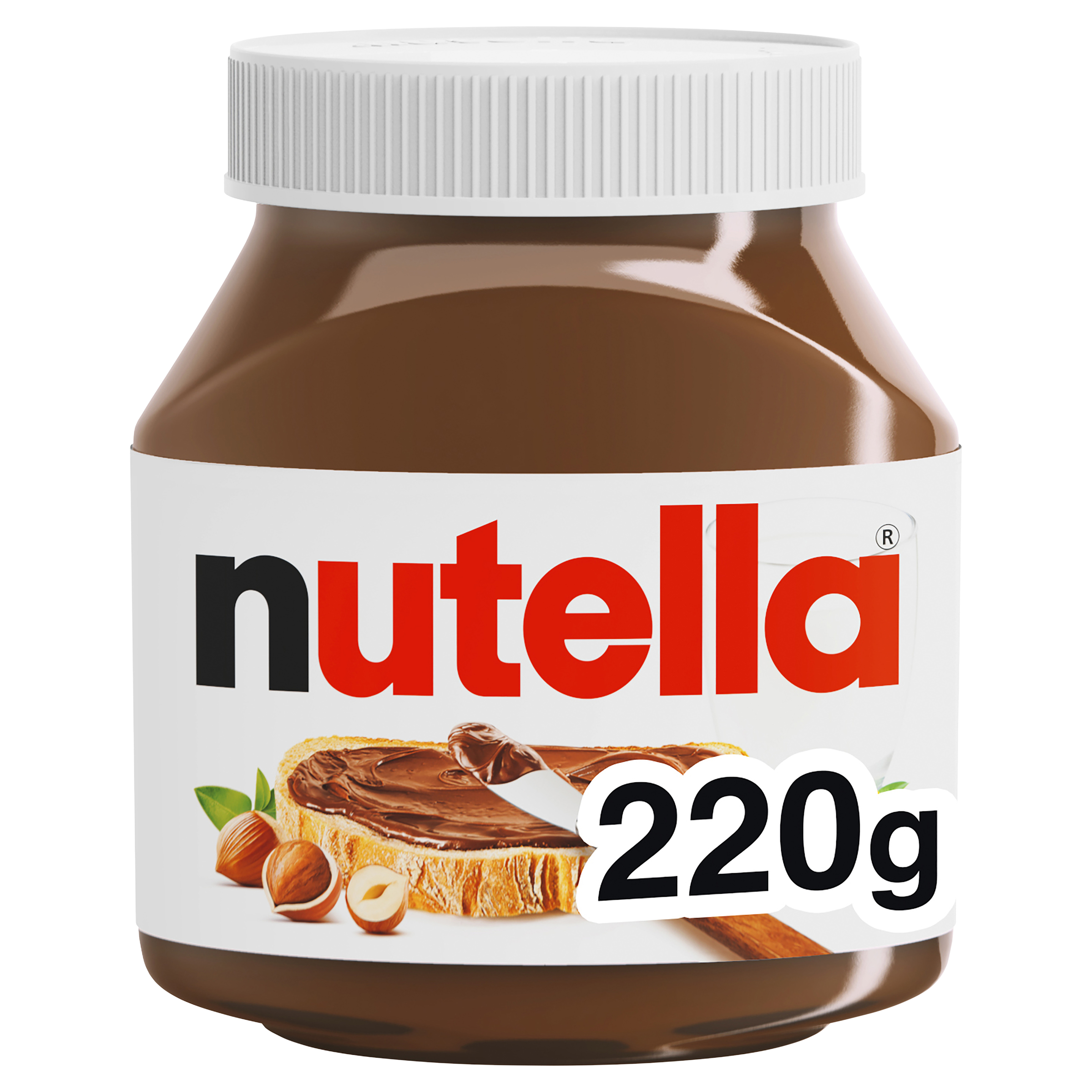 Nutella Hazelnut Chocolate Spread 220g Jar pack