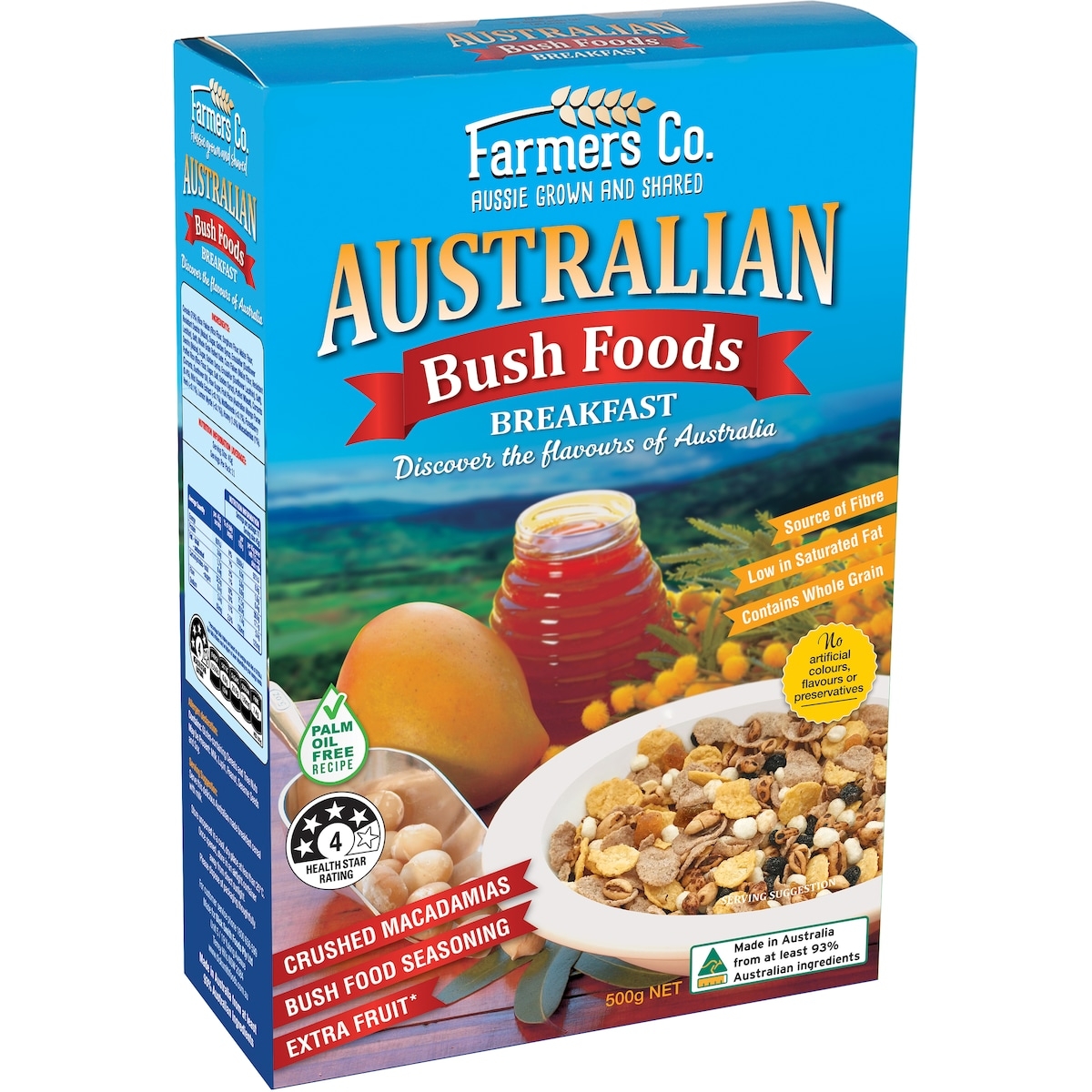 FARMERS CO CEREAL BUSH FOOD BFAST pack