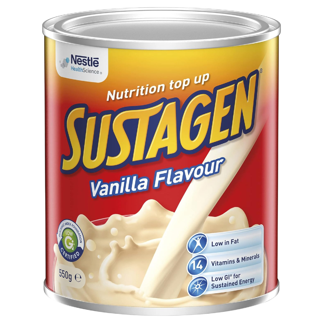 Sustagen Nutritional Powder Drink Vanilla Flavour | 550g pack