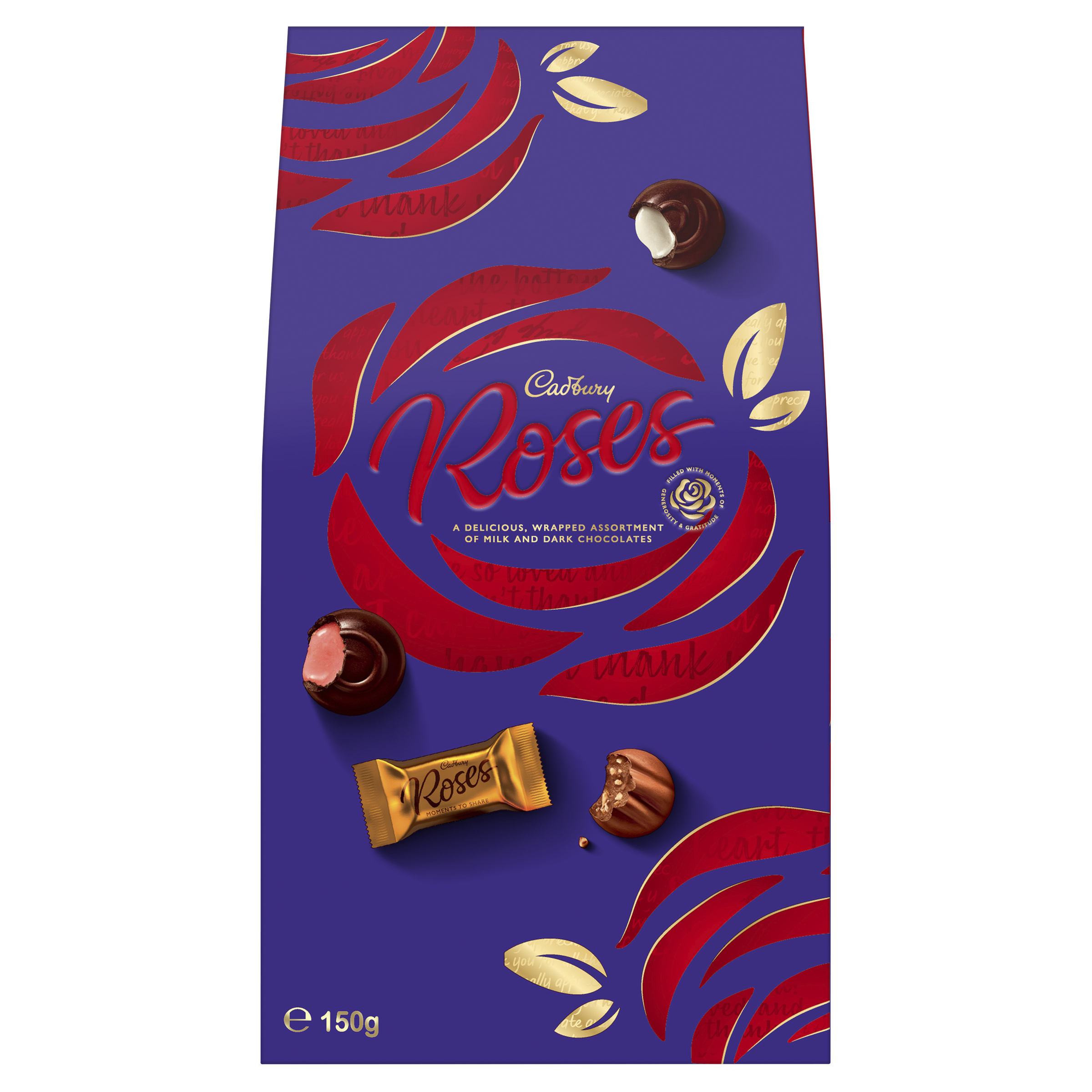 Cadbury Roses Gift Pouch 150g pack