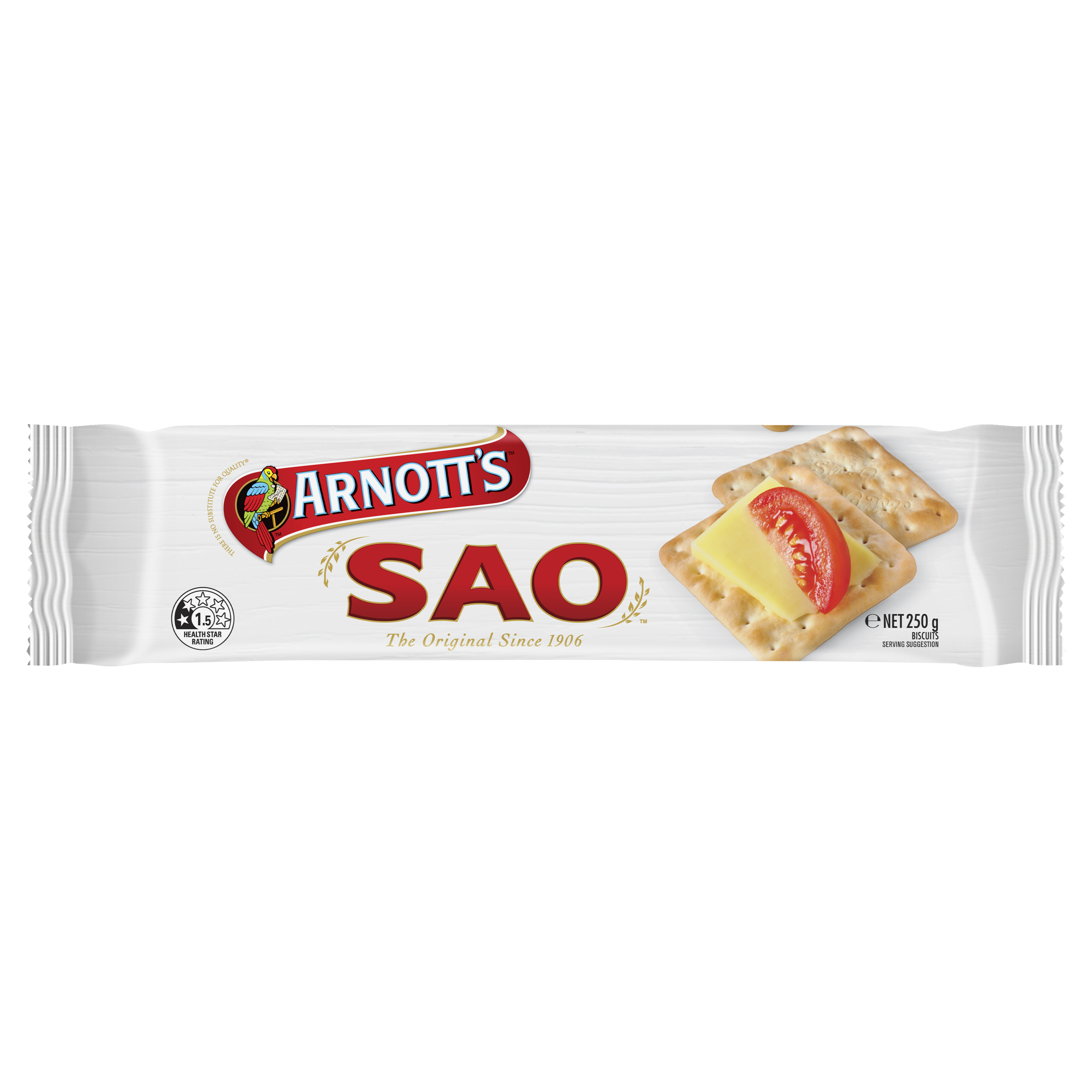 Arnott's Sao Biscuits Original Crackers 250g pack