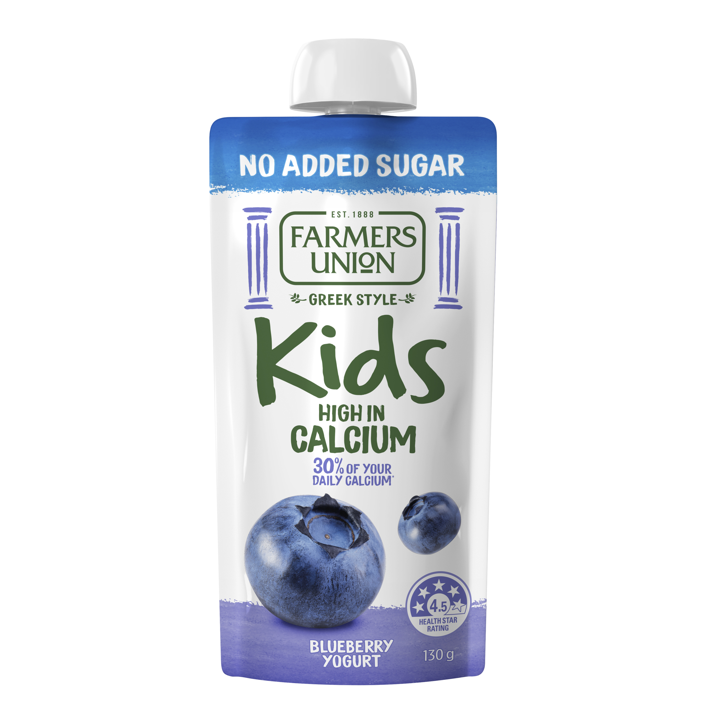 FU NAS Yog Kids Pouch Blueberry 130g pack