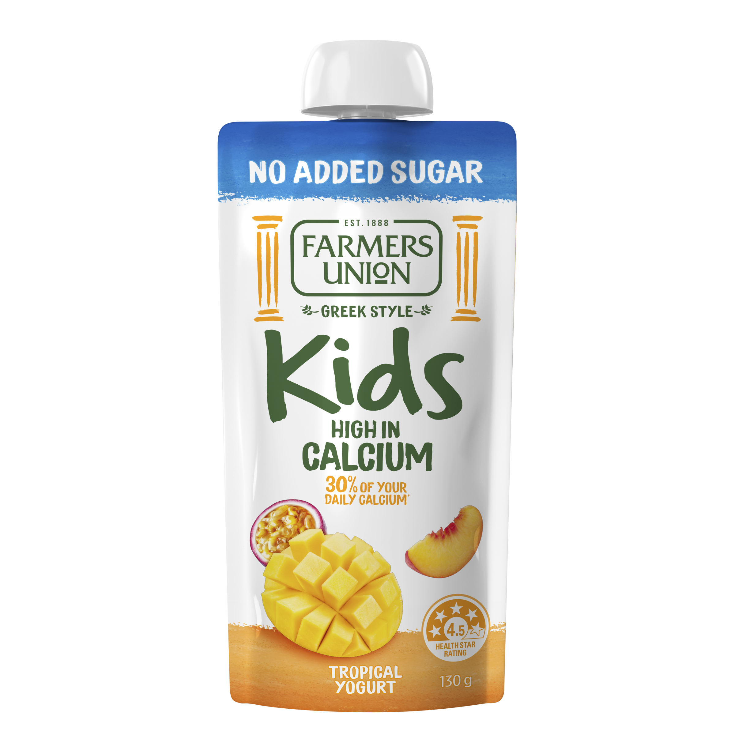 FU NAS Yog Kids Pch Tropical 130g pack